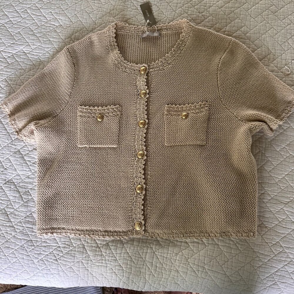J. CREW crochet top